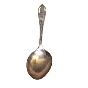 Vintage Sterling Silver Los Angeles City Hall Souvenit Spoon 4"